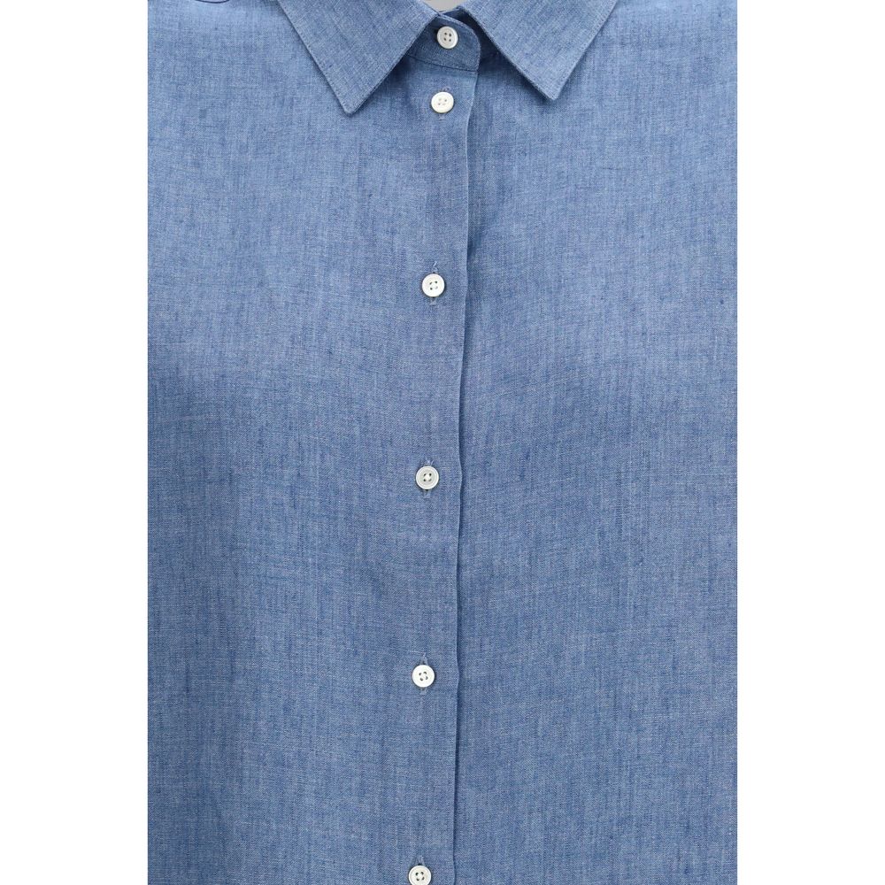 Róhe Blue Denim Shirt