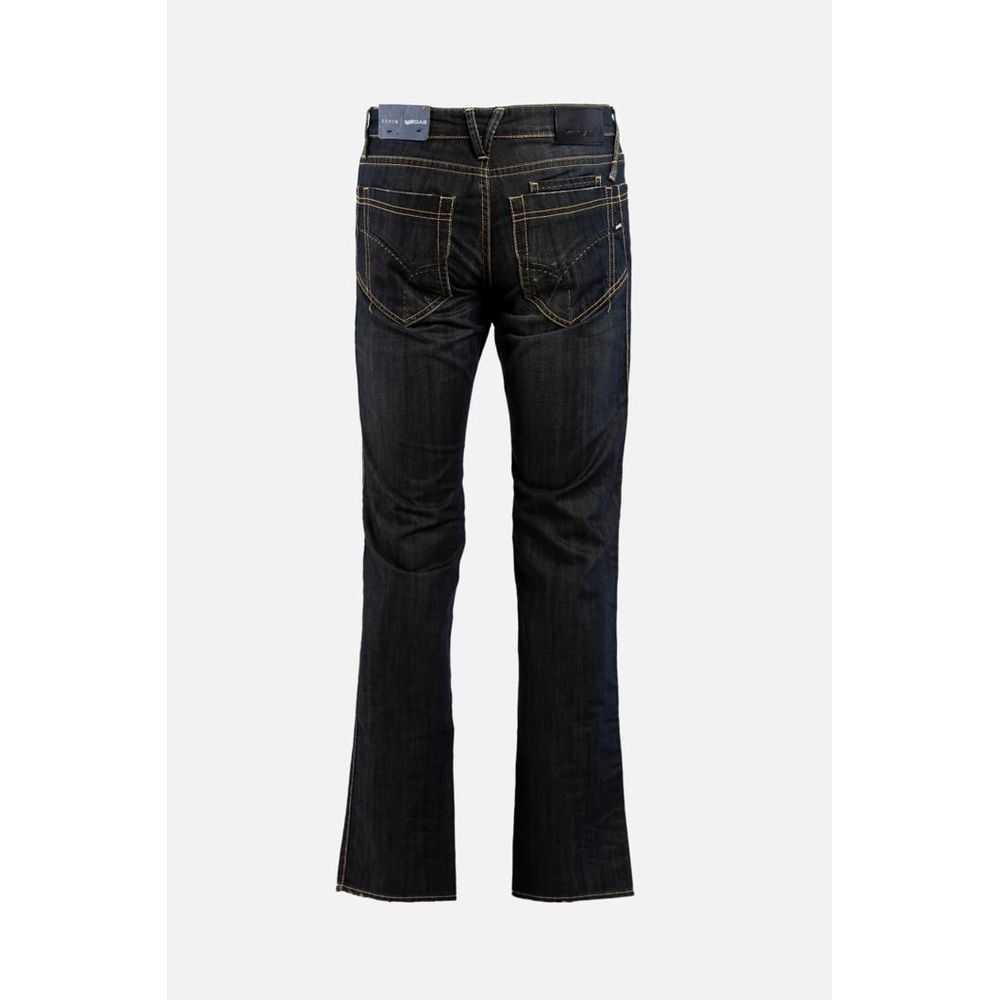 GAS Gas Gray Cotton Straight-Leg Jeans