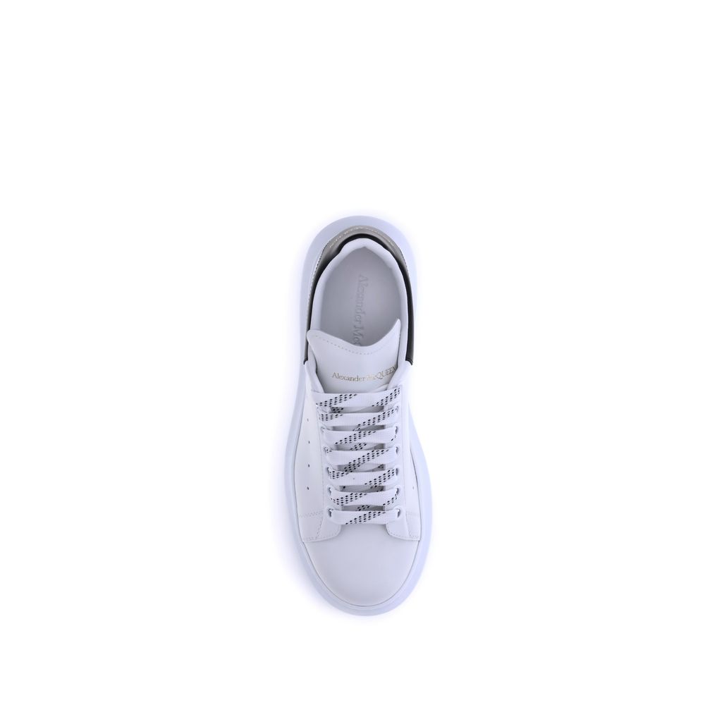 Alexander McQueen White & Black Oversized Platform Sneakers for Men