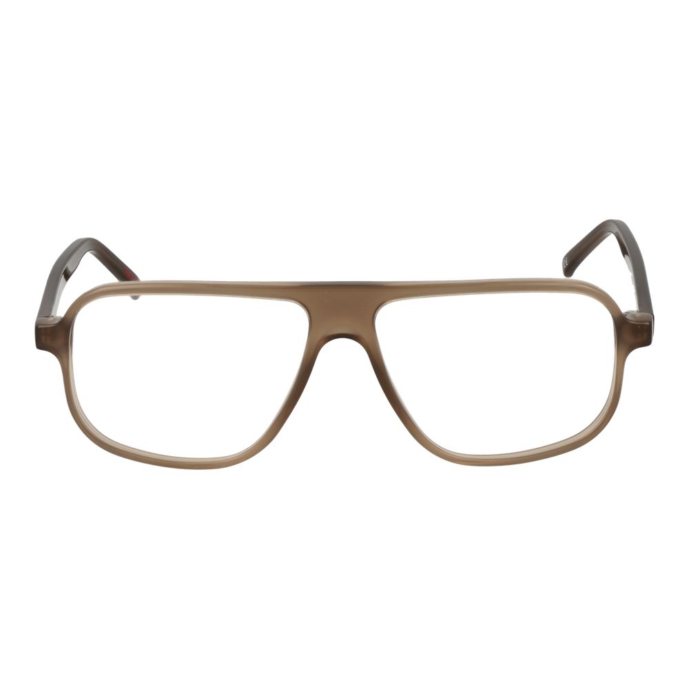 Andy Wolf Beige Acetate Glasses – Unisex Aviator Frames