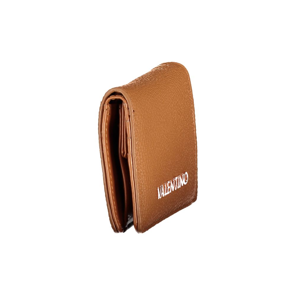 Mario Valentino Marrone Leather-Finish Woman Wallet