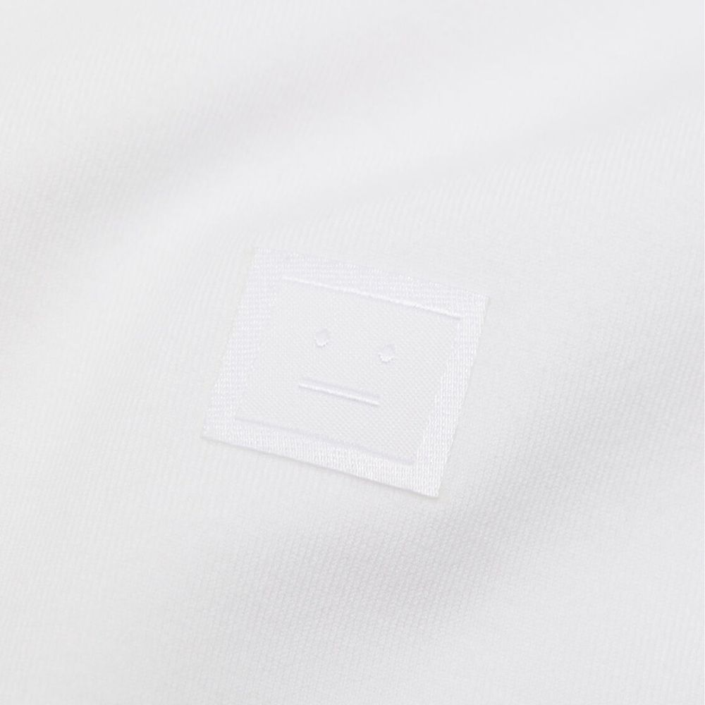 Acne Studios White Cotton T-Shirt - Unisex Classic Fit