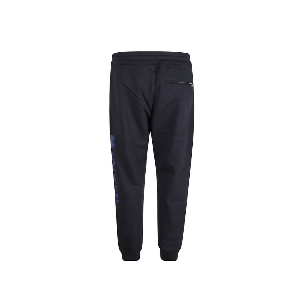 Alexander McQueen Blue Cotton Joggers