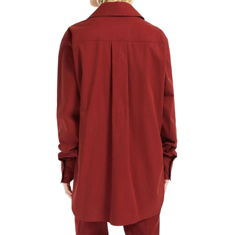 Saint Laurent Red Cotton Shirt