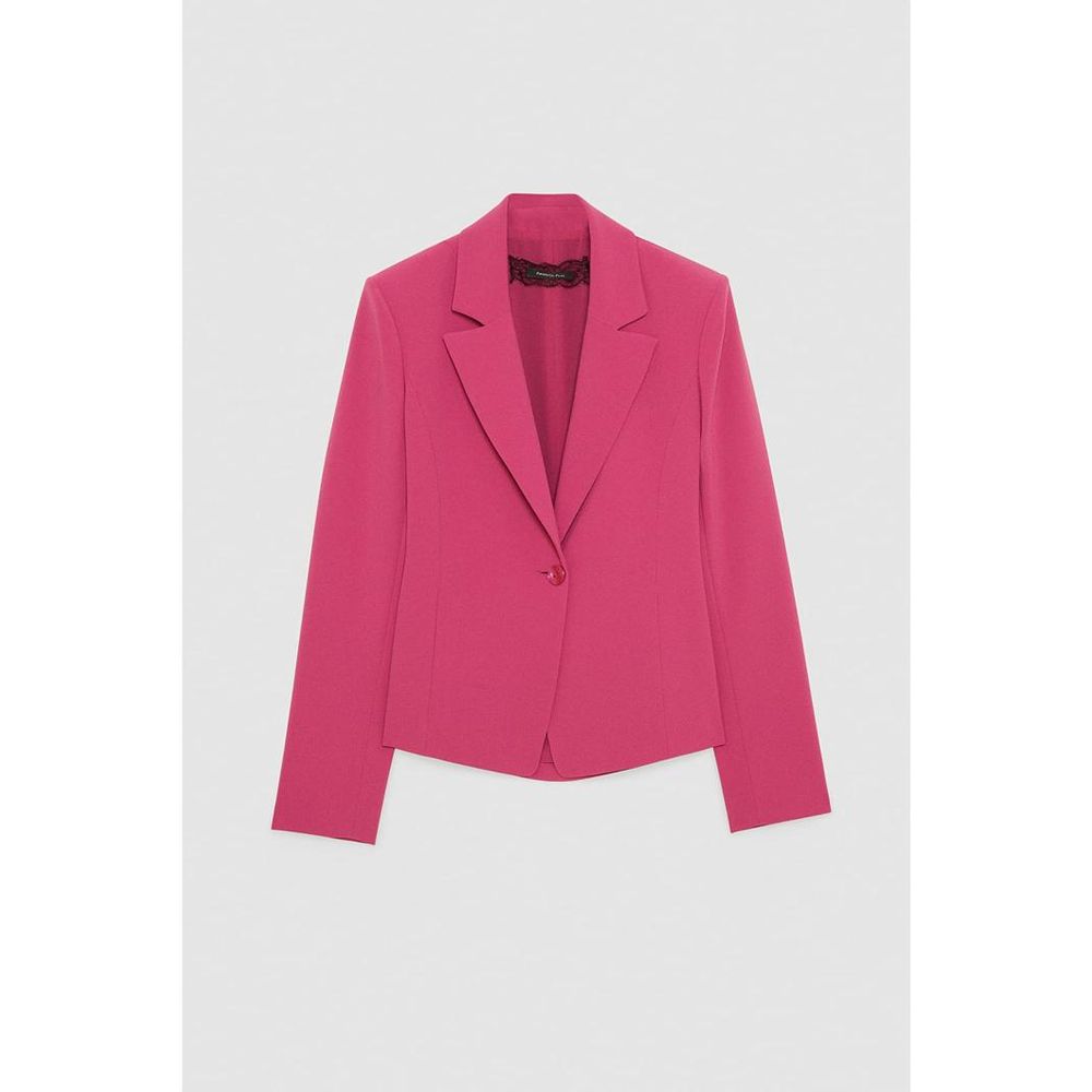 Patrizia Pepe Fuchsia Polyester Blazer - IT40