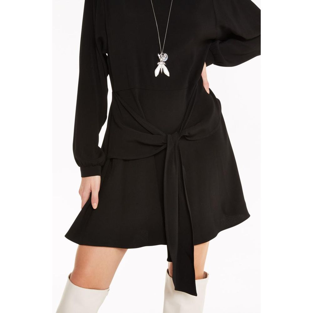 Patrizia Pepe Black Viscose Casual Dress - IT38
