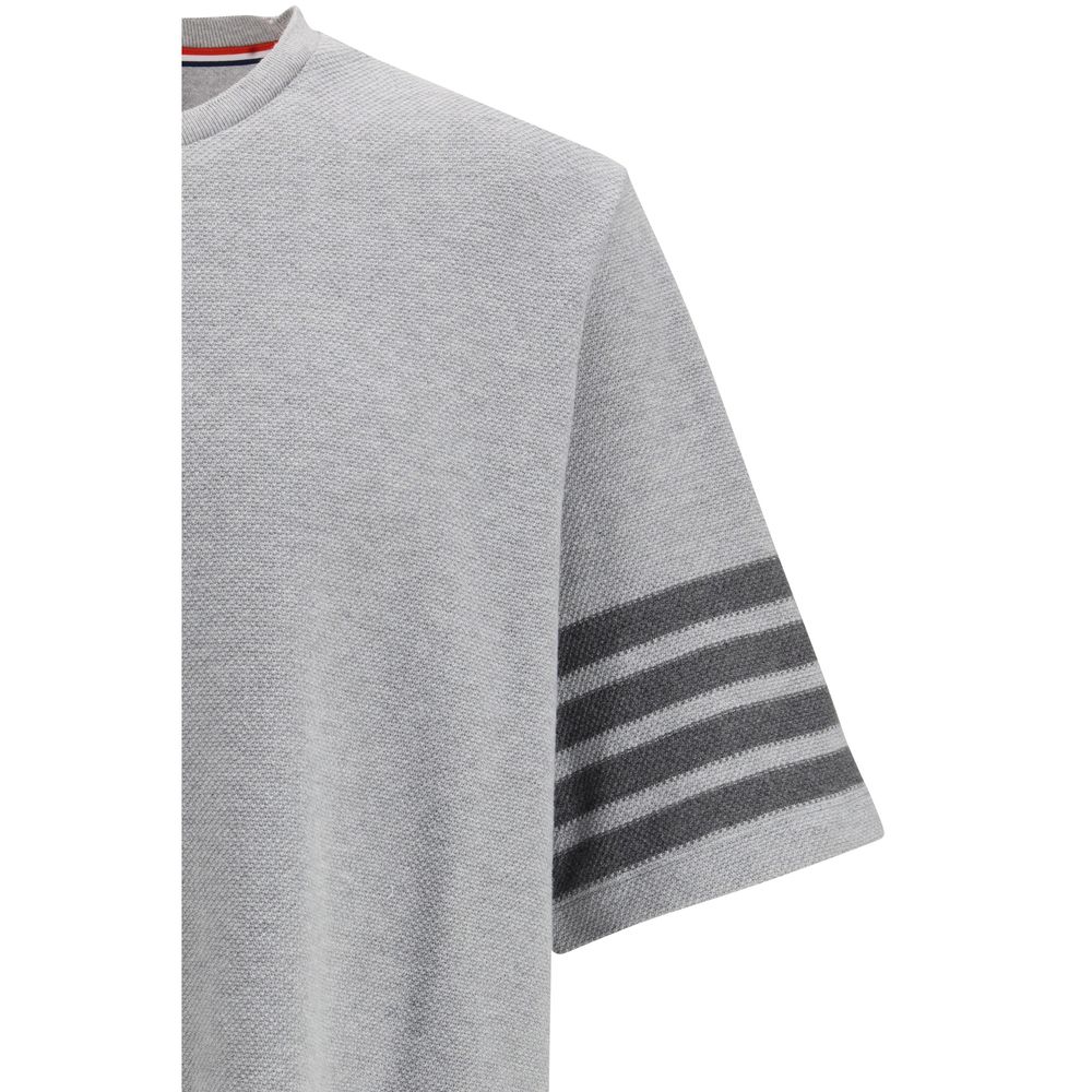 Thom Browne Gray Cotton Sportswear T-Shirt