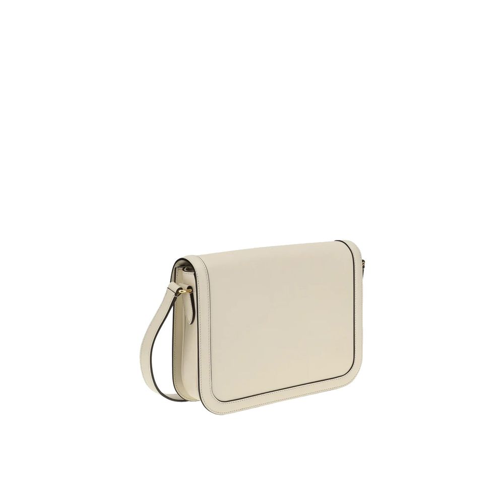 Valentino Garavani White Leather Shoulder Bag: A Blend of Elegance and Modern Edge