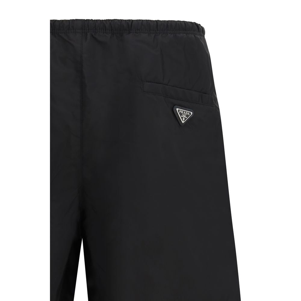 Prada Black Re-Nylon Swim Shorts