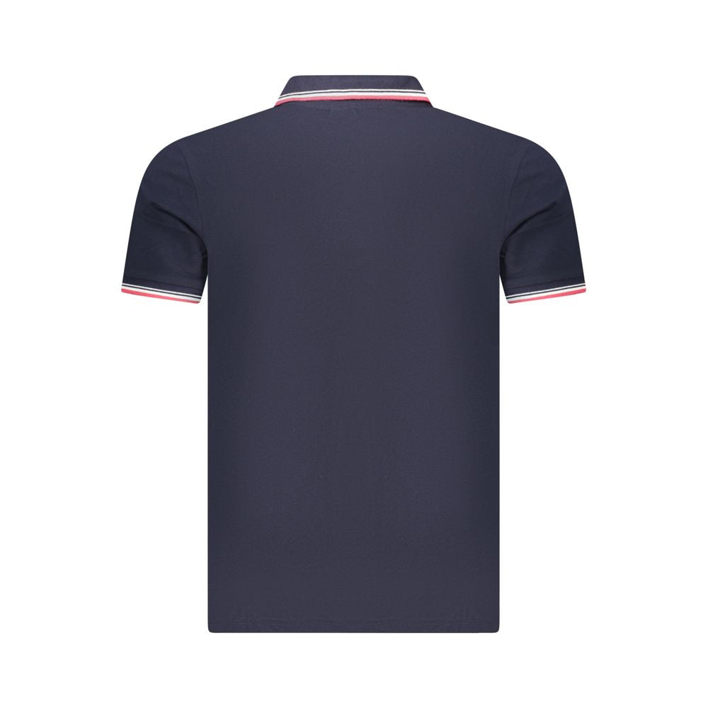 North Sails Blue Cotton Short Sleeved Polo Shirt for Men