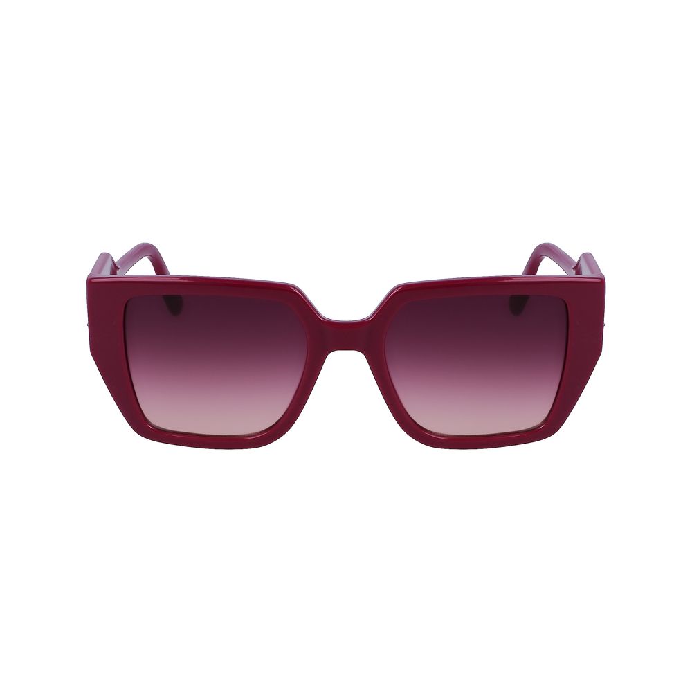 Karl Lagerfeld Women’s Multicolor Injected Sunglasses - Pink, 52mm