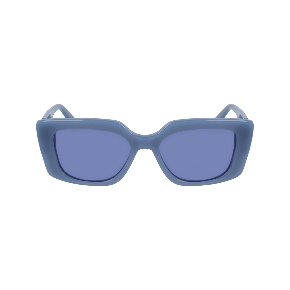 Karl Lagerfeld Women’s Blue Acetate Sunglasses – 52mm