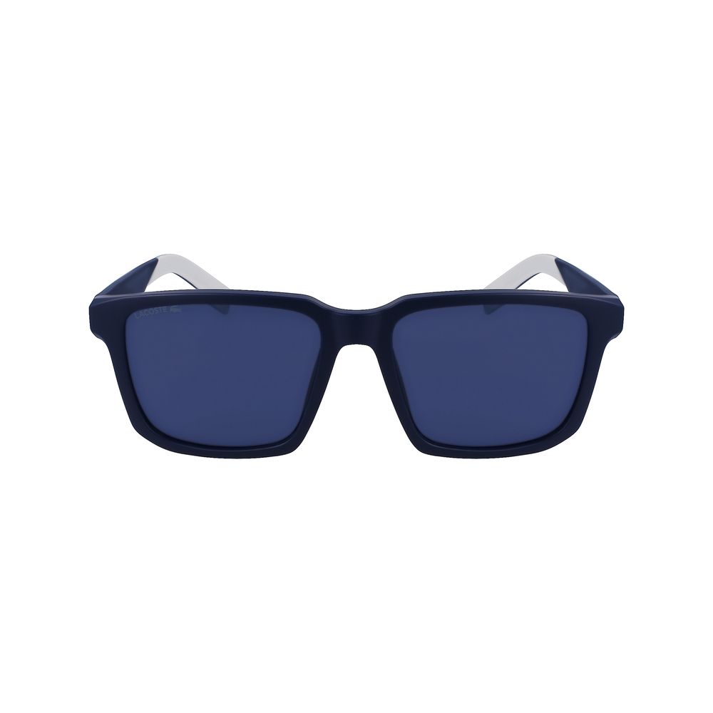 Lacoste Men's Designer Sunglasses – Blue Injected Frame, 55mm