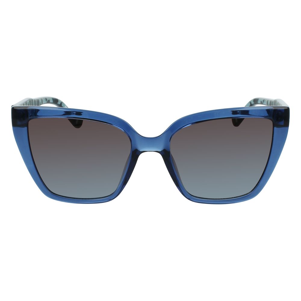 Liu Jo Women's Blue Injected Sunglasses – 53mm