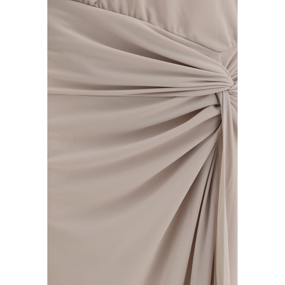 The Andamane Greige Juno Maxi Dress
