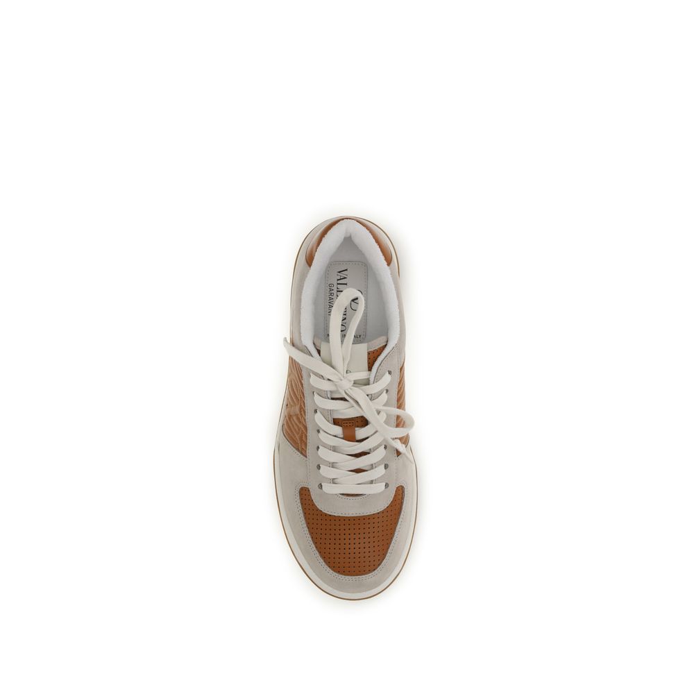 Valentino Garavani Multicolor Calf Leather Sparry Sneakers