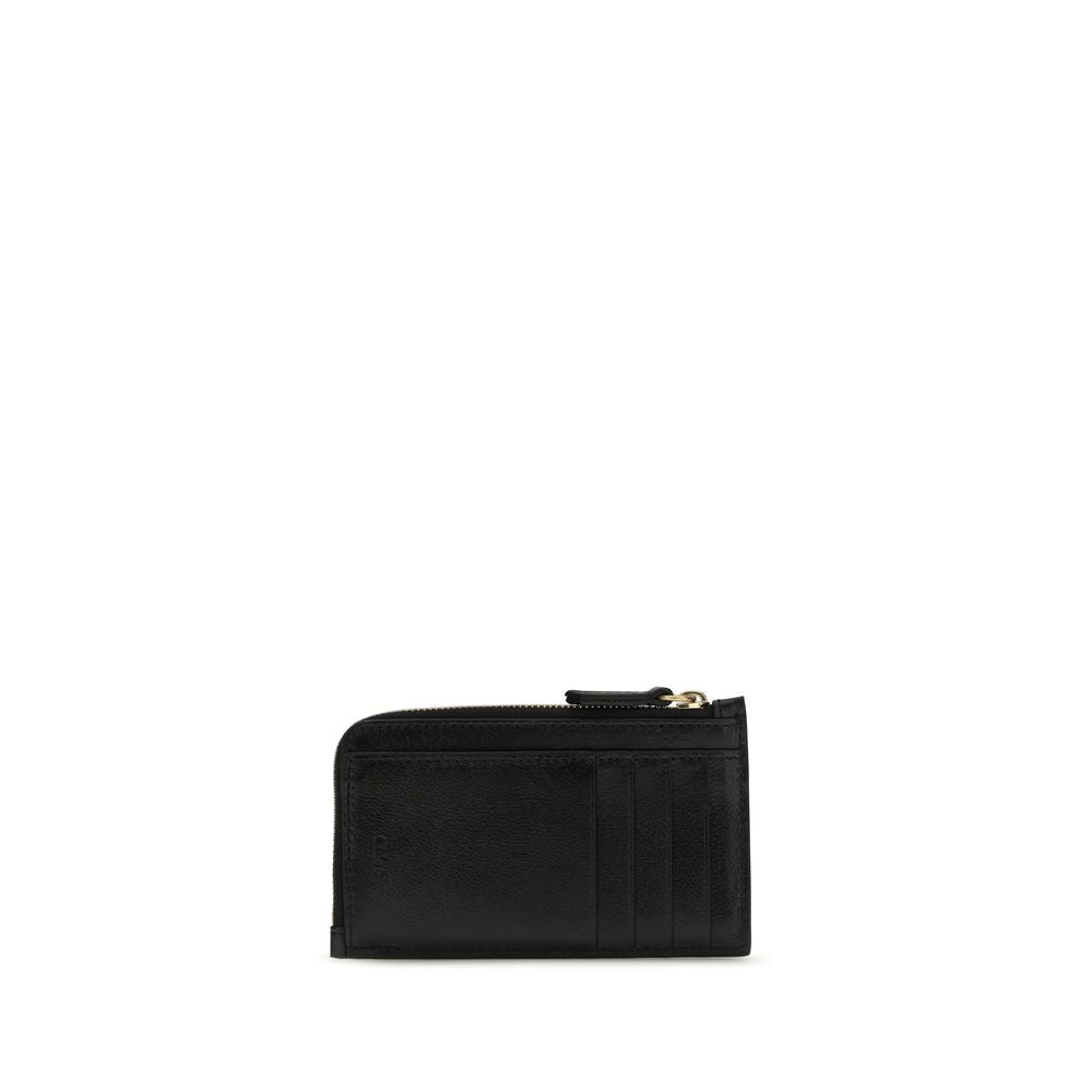 Chloé Black Paddington Leather Wallet