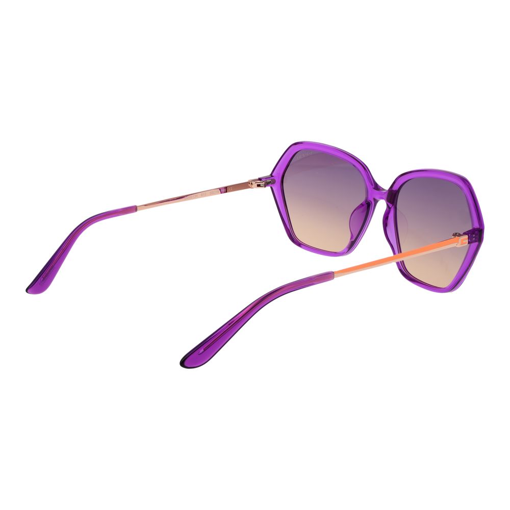 Guess Women's Sunglasses – Purple Square Frame, Gradient Lenses
