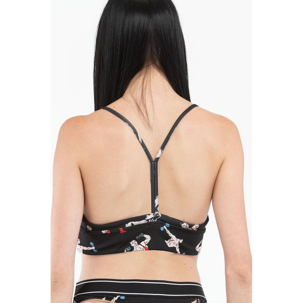 Moschino Black Polyester Tank Tops for Women