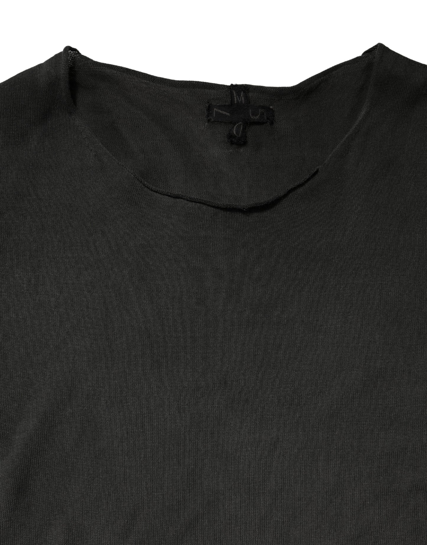 Dolce & Gabbana Black Cotton Crewneck Sweatshirt