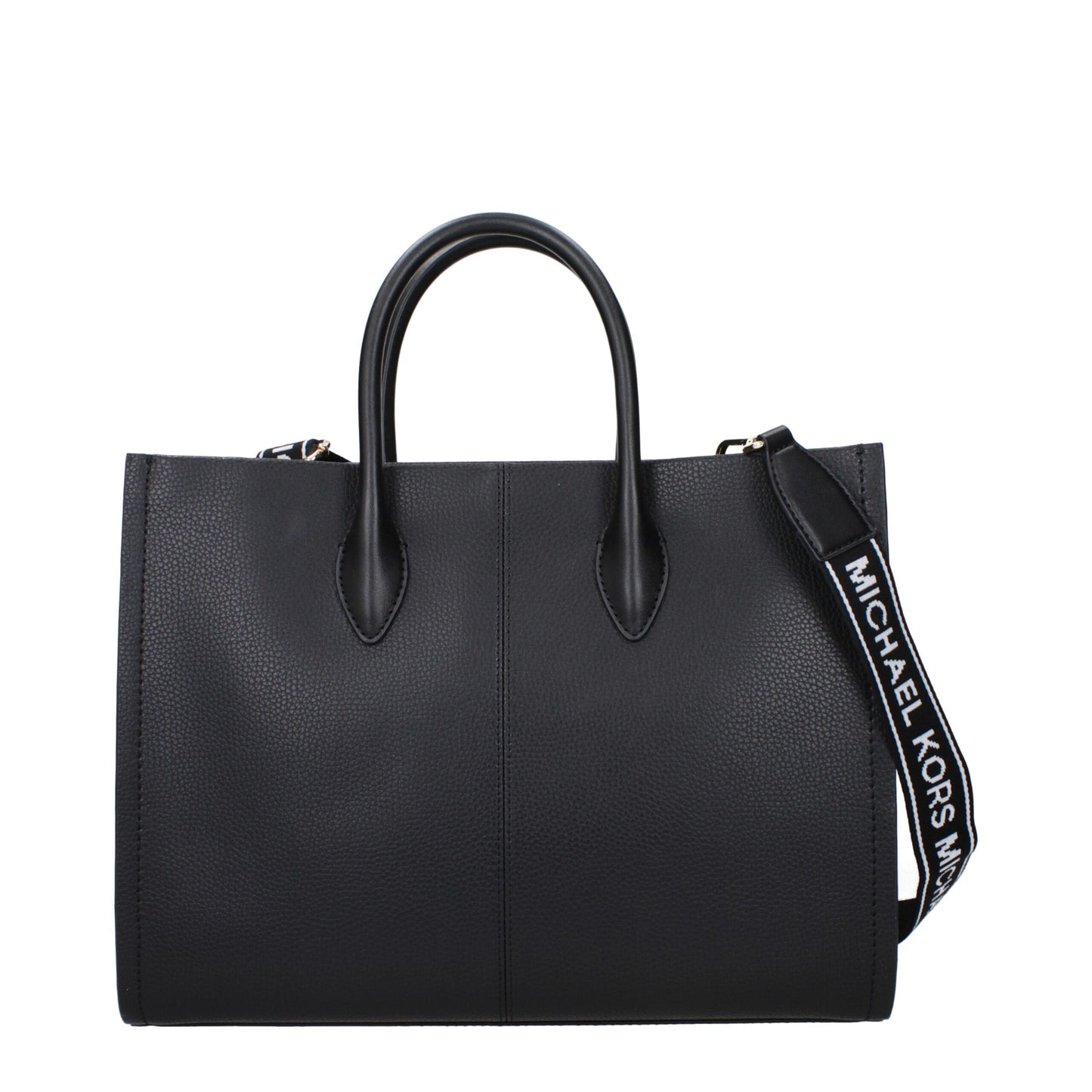 Michael Kors Black Leather Handbag - Timeless Elegance