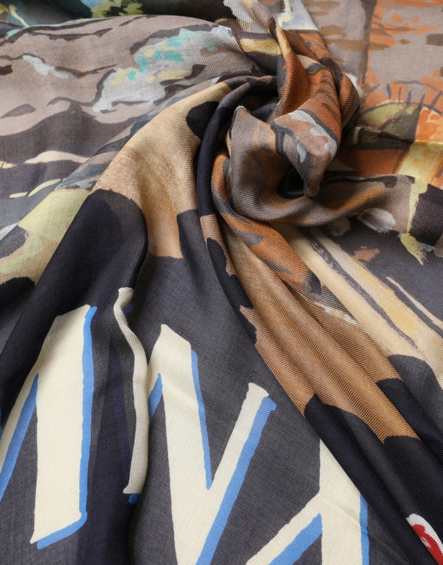 Dolce & Gabbana Multicolor Taormina Modal Shawl for Men