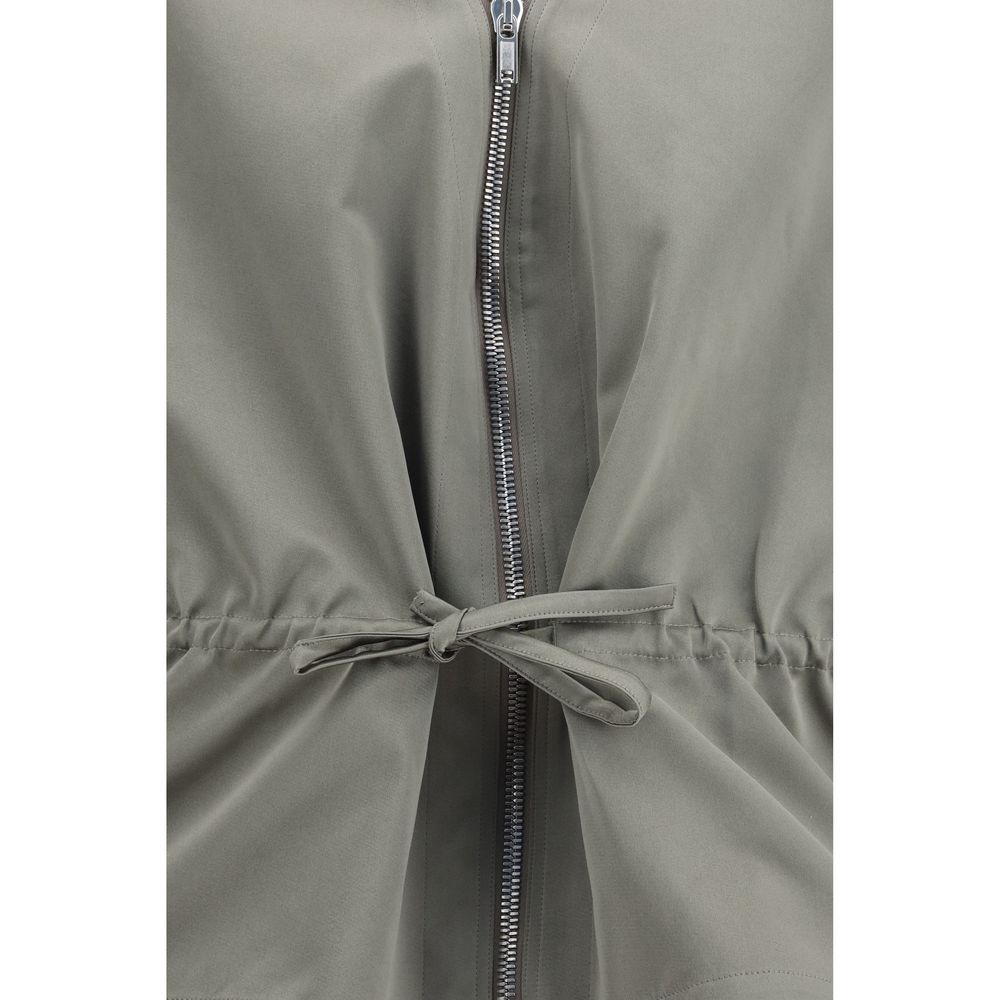 Rick Owens Bicolor Polyester Sleeveless Jacket