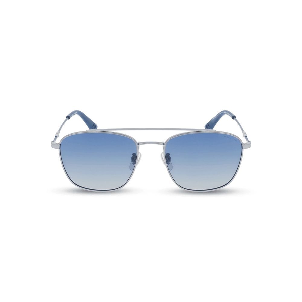Police Gray Metal Sunglasses - SPL996E55509P