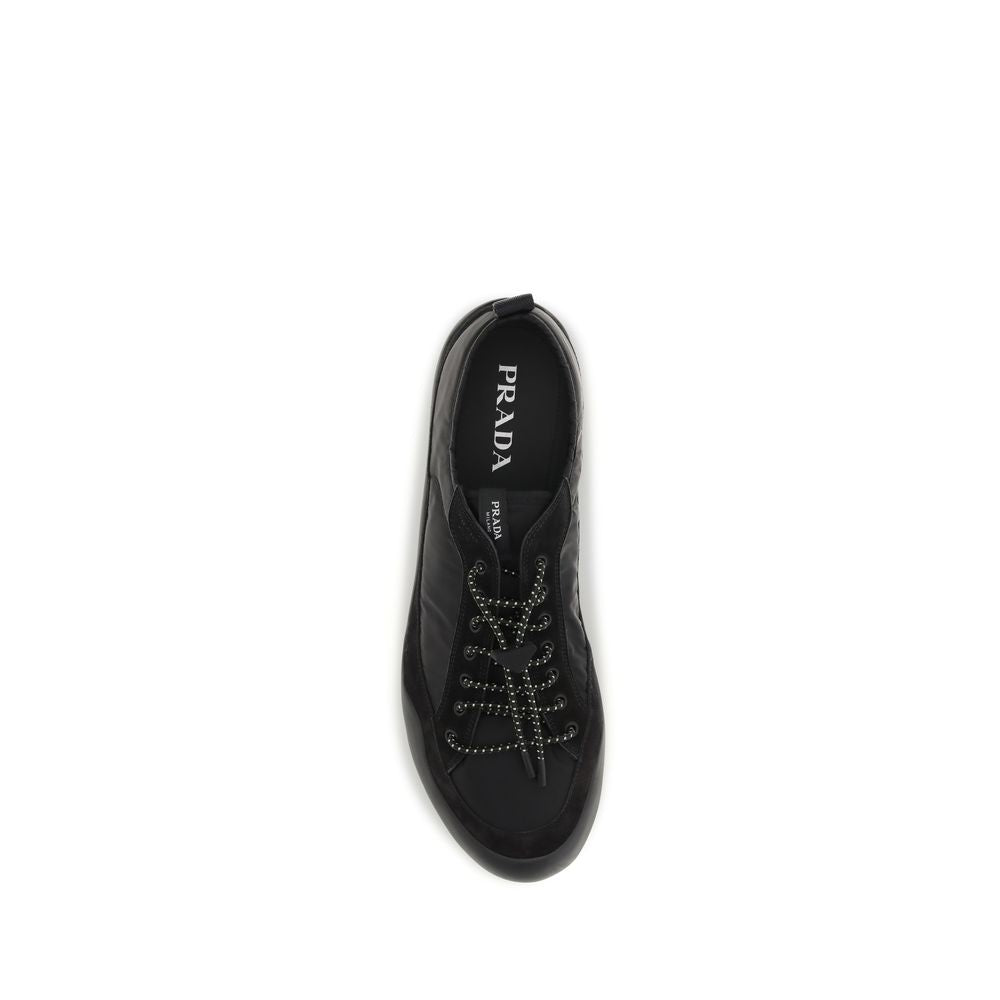 Prada Black Re-Nylon Speedrock Sneakers