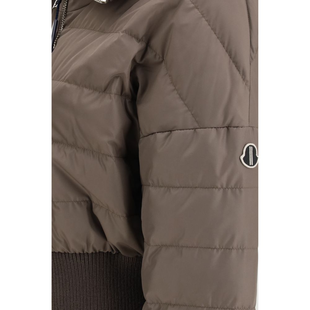 Moncler x Rick Owens Brown Cropped Jacket