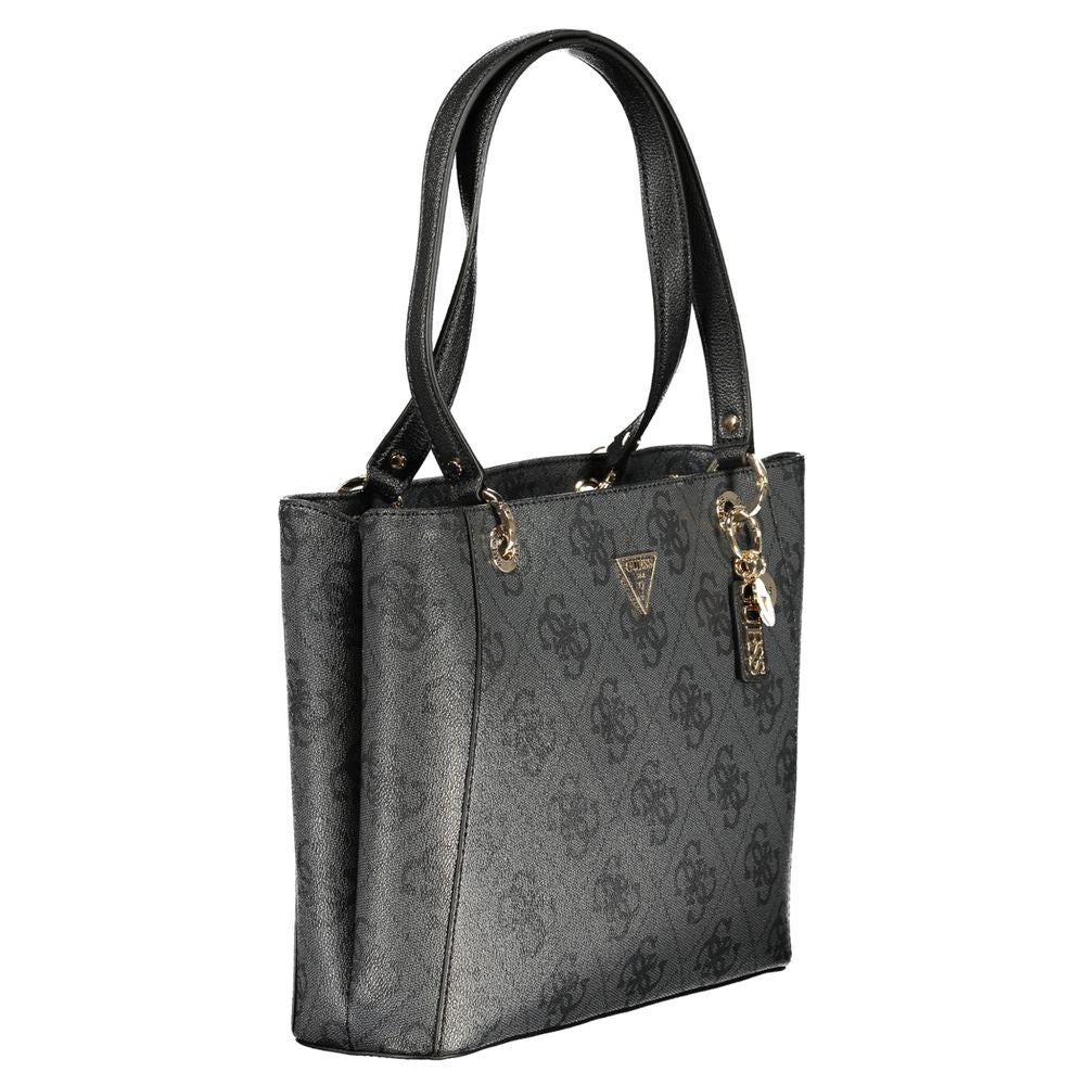 GUESS JEANS NOELLE II BAG - Black Polyurethane Handbag