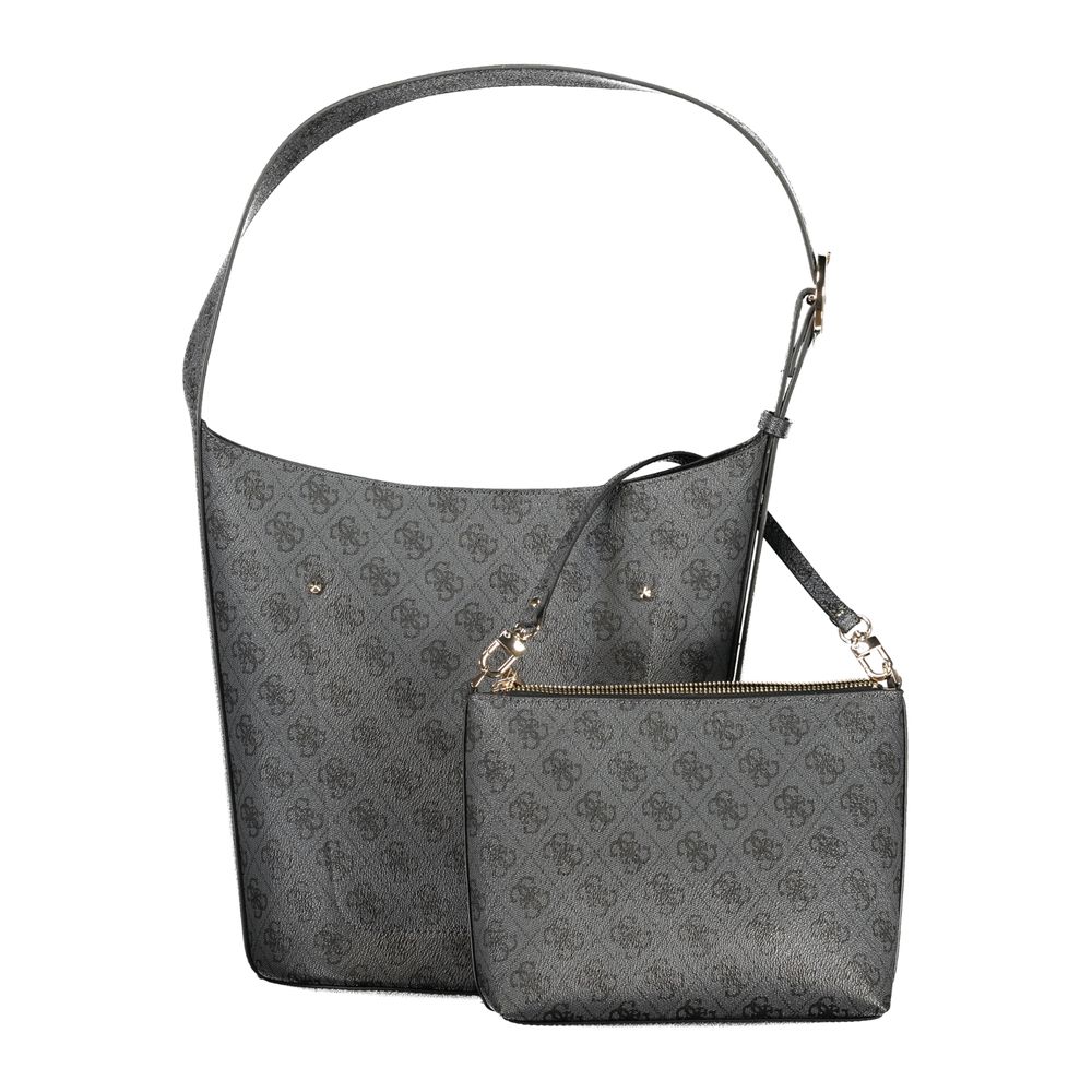 GUESS JEANS Black Polyurethane Women Handbag