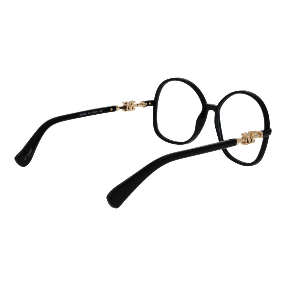 Max Mara Women's Optical Glasses – Black Round Frame, 55mm