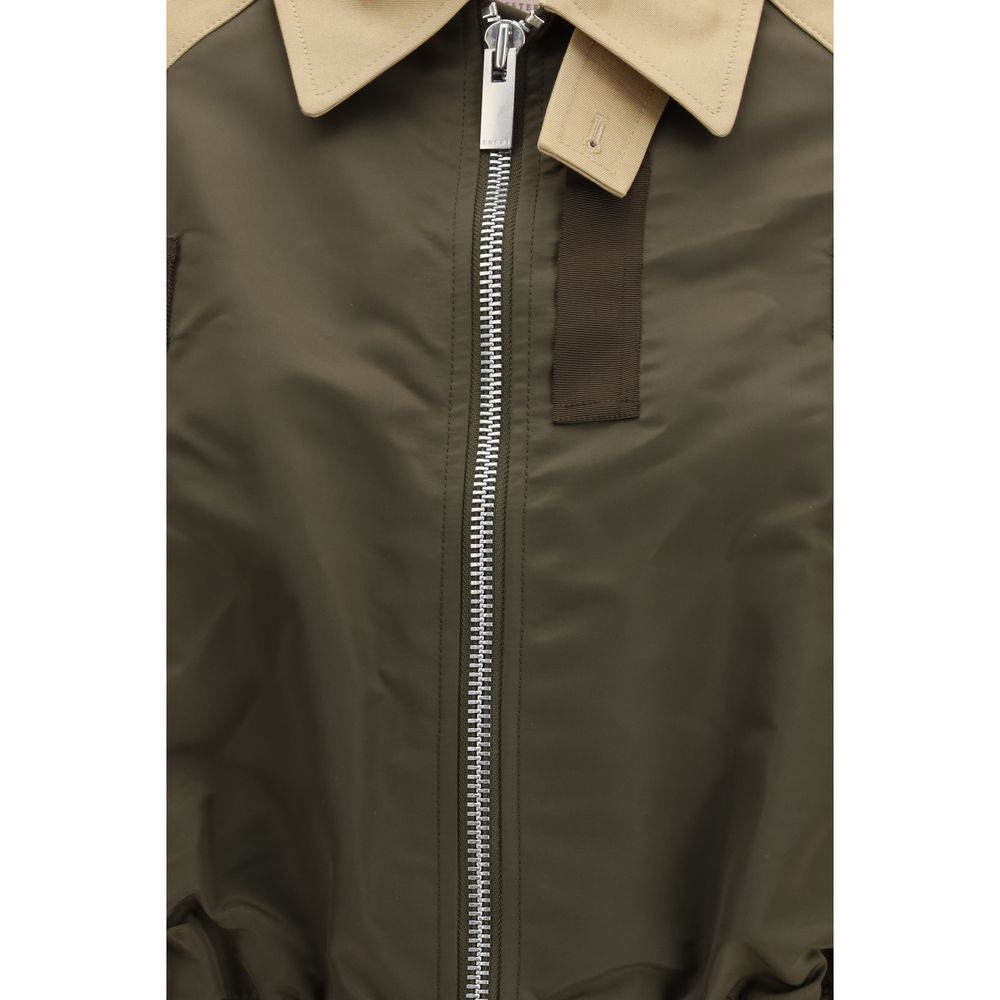 Sacai Bicolor Cotton Bomber Jacket