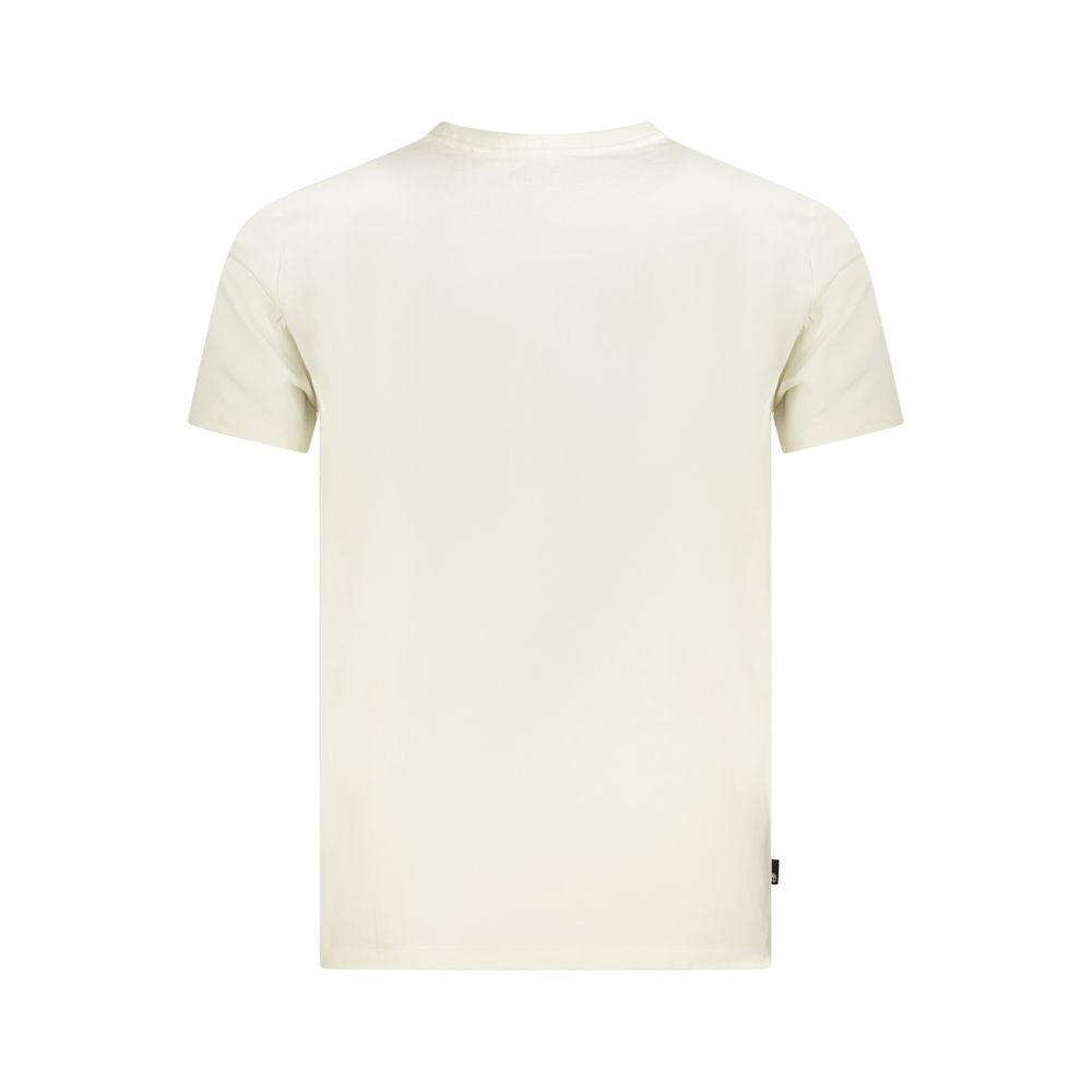 Timberland Beige Cotton Men T-Shirt M