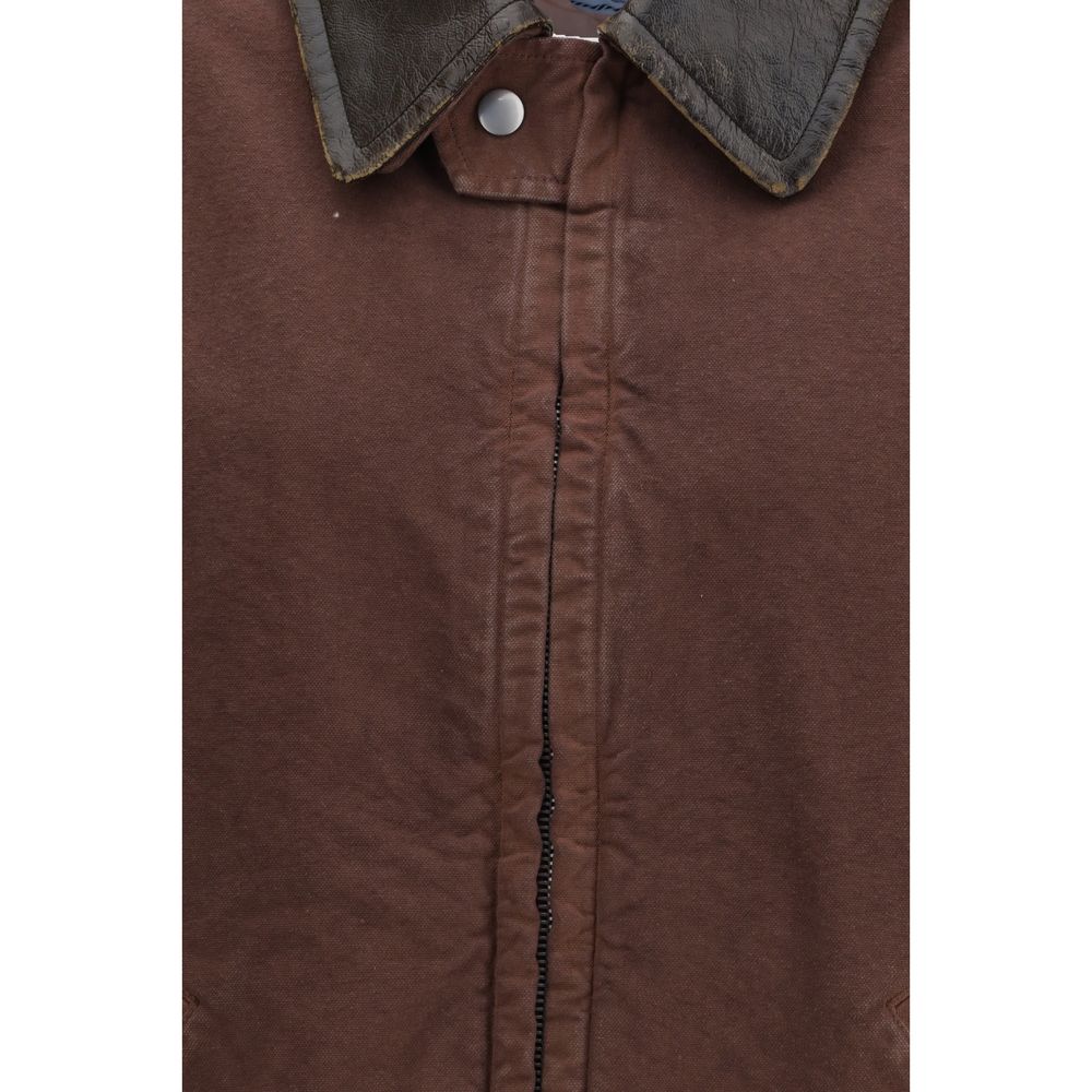 Prada Brown Cotton Old Peacoat