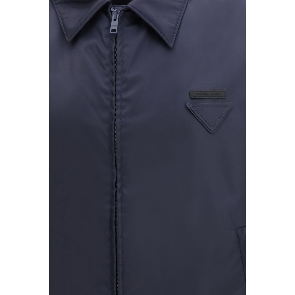 Prada Blue Re-Nylon Shell Jacket