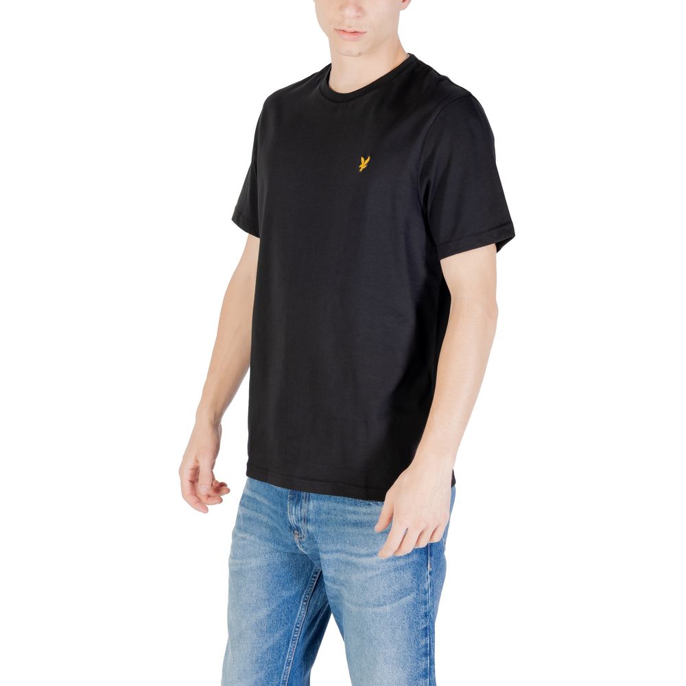 Lyle & Scott Black Cotton T-Shirt - IT46 | M
