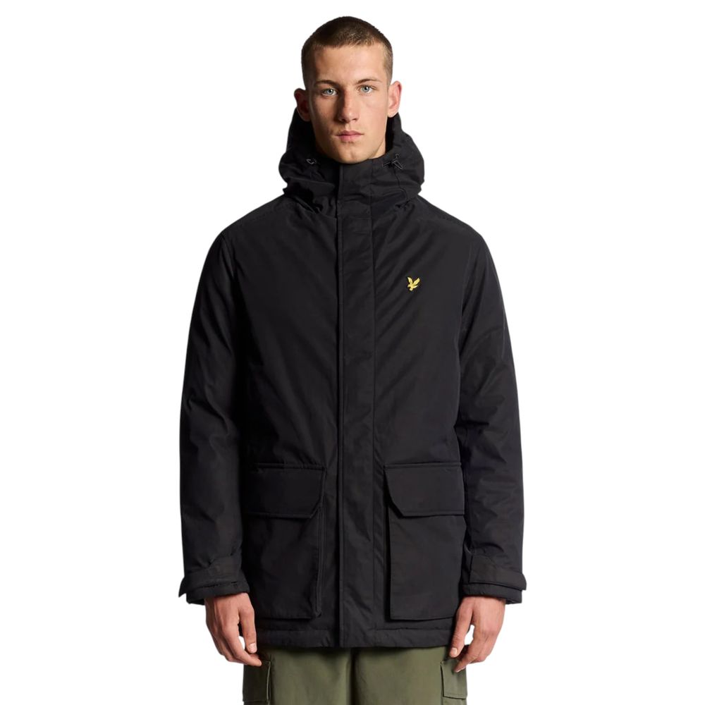 Lyle & Scott Black Polyester Parka JK2320V for Men