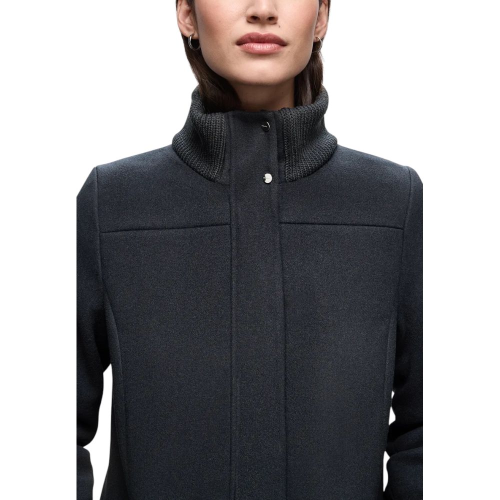 Street One Blue Polyester Teddy Coat Model 202112