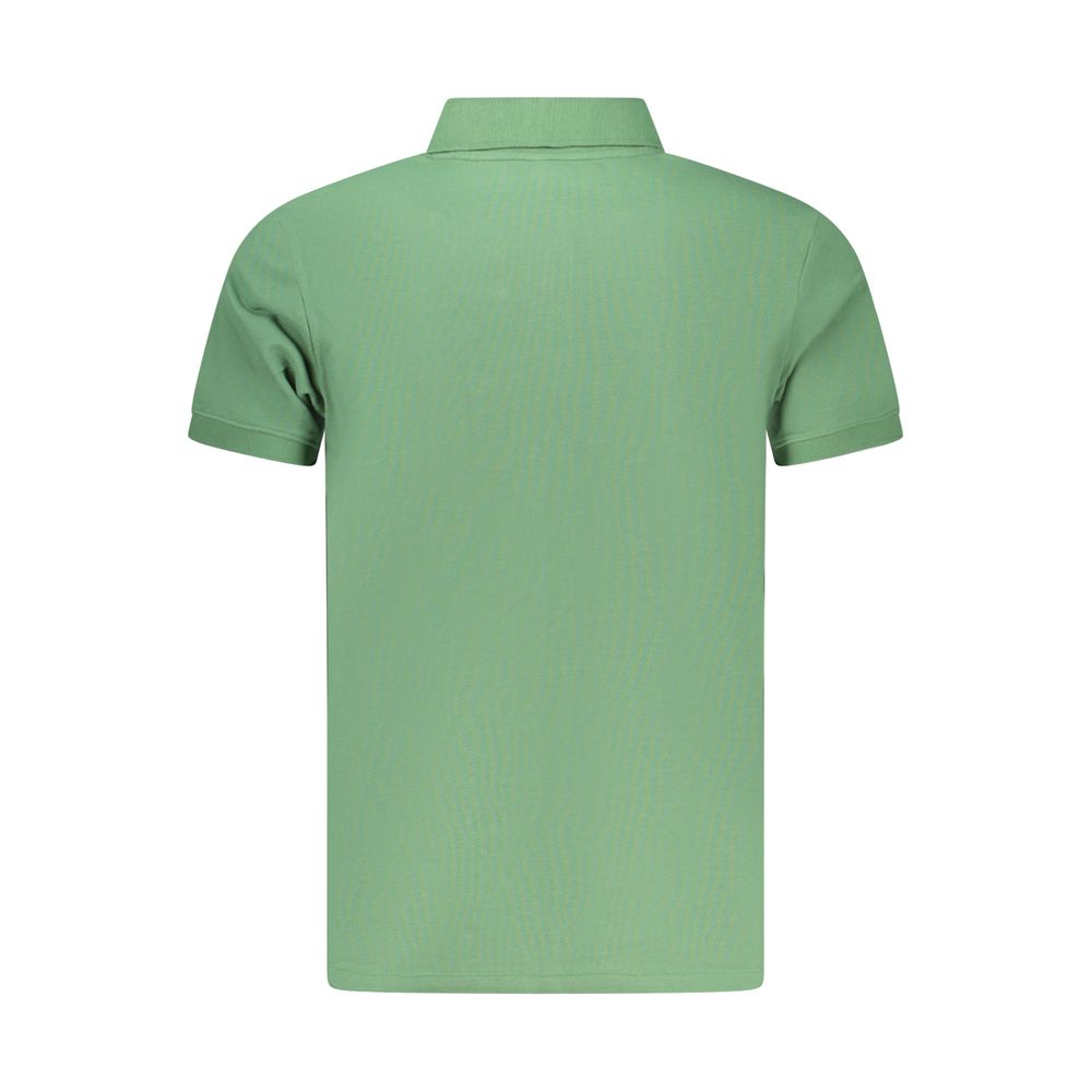 Timberland Verde Cotton Men Polo Shirt