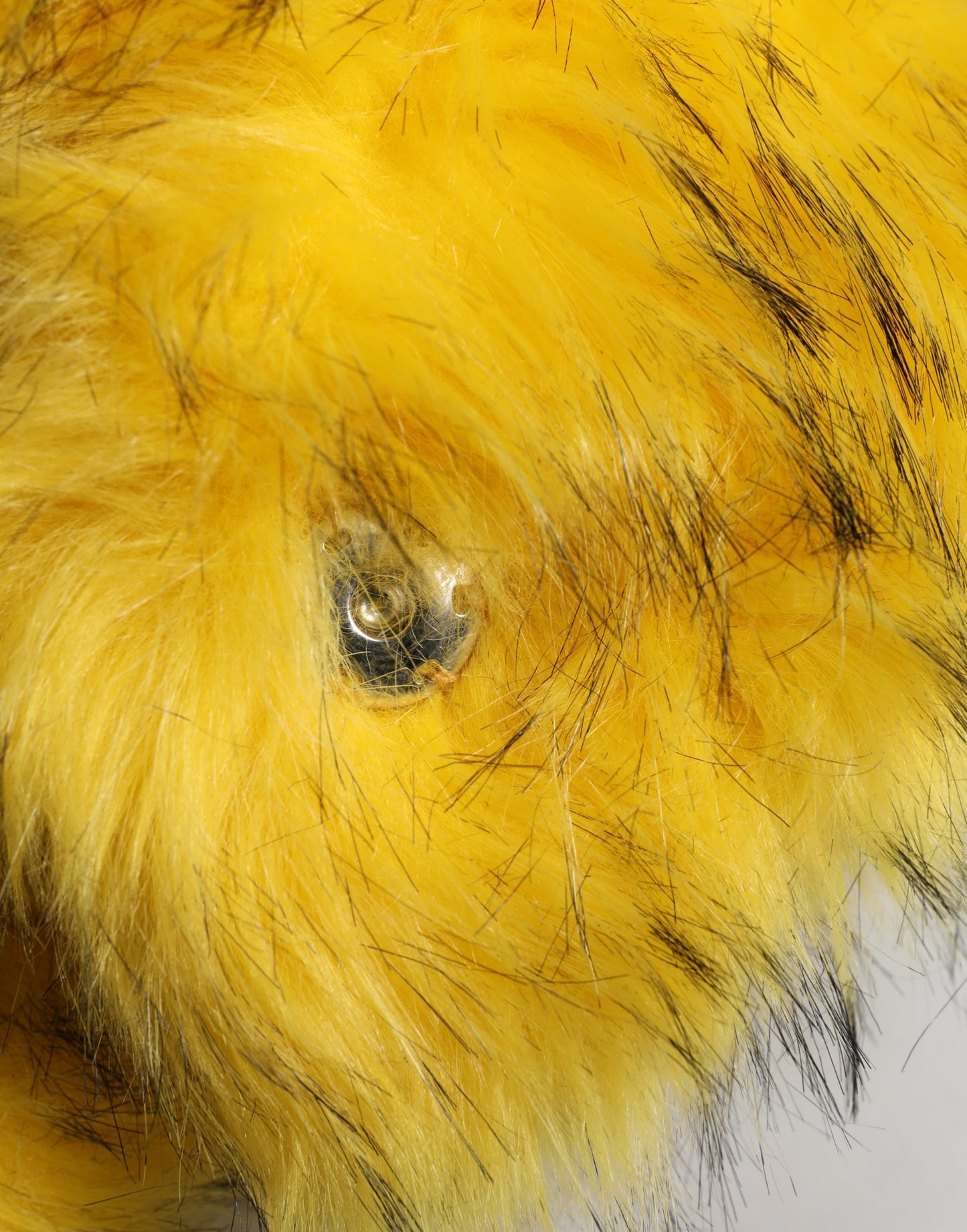 Dolce & Gabbana Yellow Modacrylic Fur Women Bucket Hat