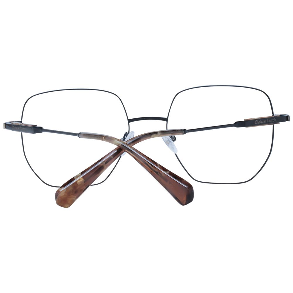 Christian Lacroix Women’s Optical Glasses – Black Stainless Steel Frames