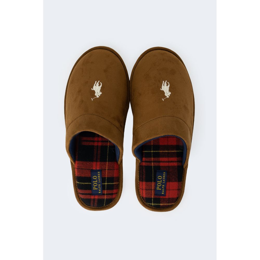 Ralph Lauren Beige Polyester Slippers for Men