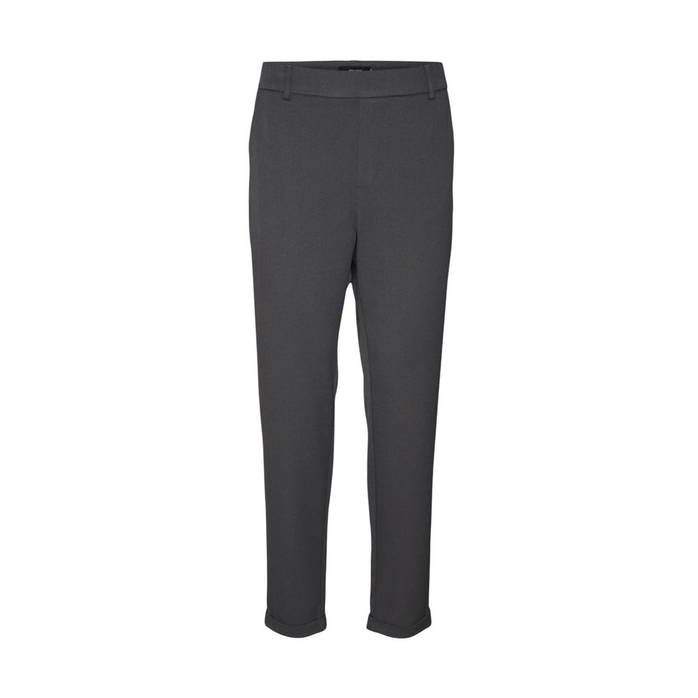 Vero Moda Gray Polyester Casual Pants