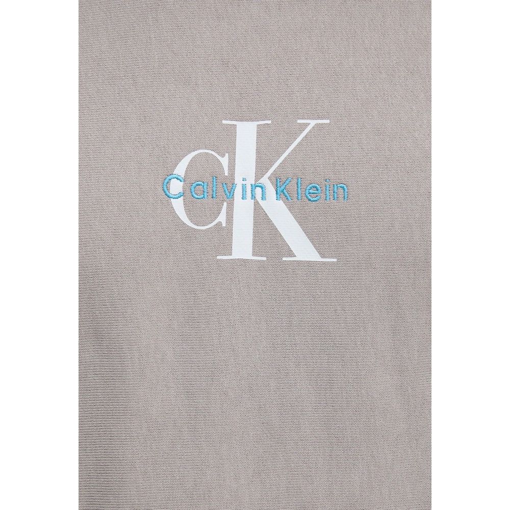 Calvin Klein Jeans Gray Cotton Hoodie