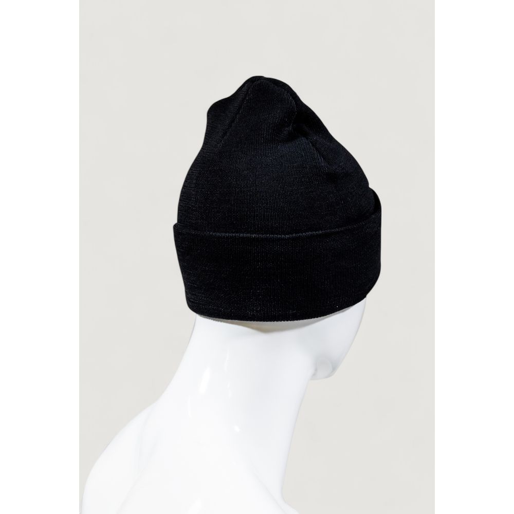 Armani Exchange Black Polyester Beanie Hat