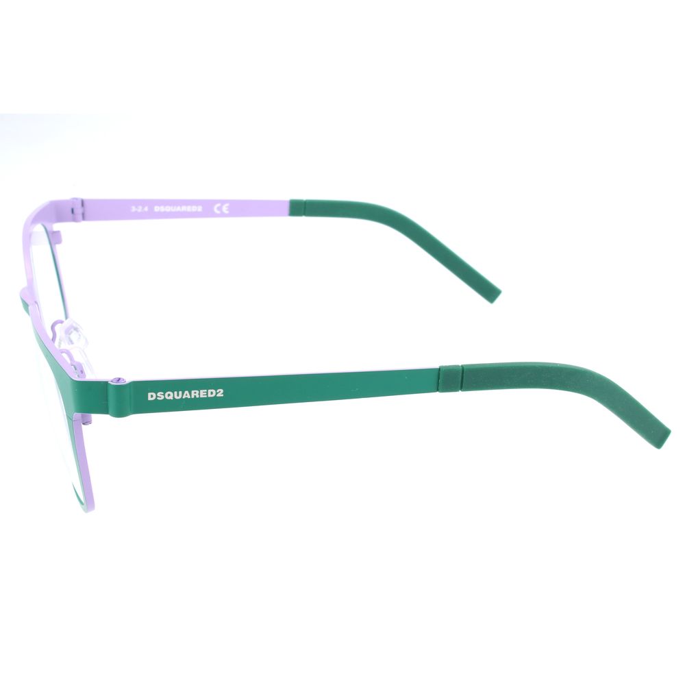 Dsquared² Women's Bicolor Metal Glasses – Green Frame, 51mm