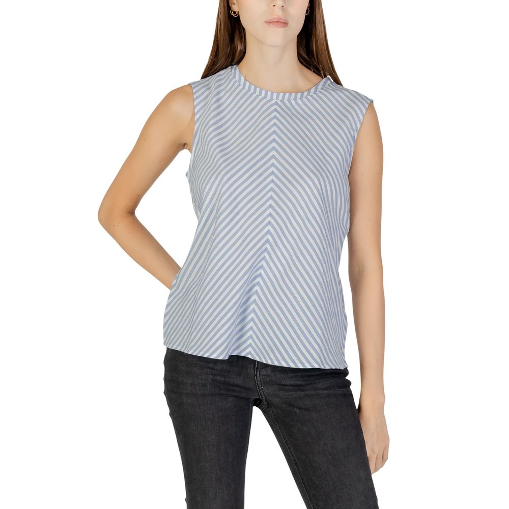 Tommy Hilfiger Jeans Crinkle Vis Mix Sleeveless Women's Tank Top