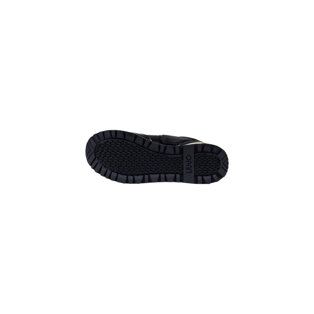 Liu Jo Black Faux Leather Maxi Wonder 01 Platform Sneakers